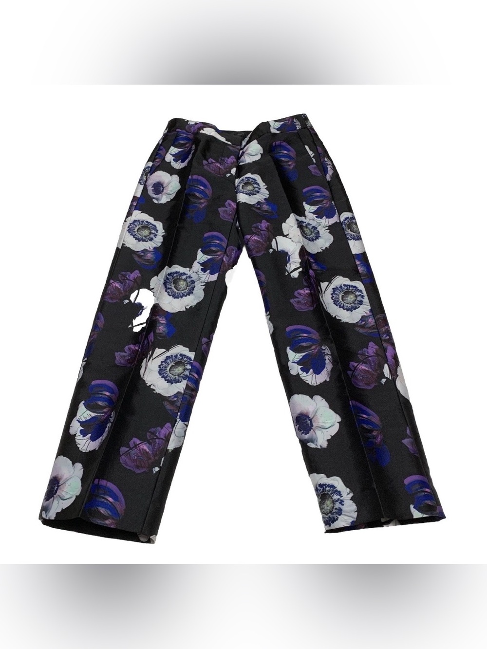 J. Crew Girls Floral Wide-Leg Pants in Black, Purple, White